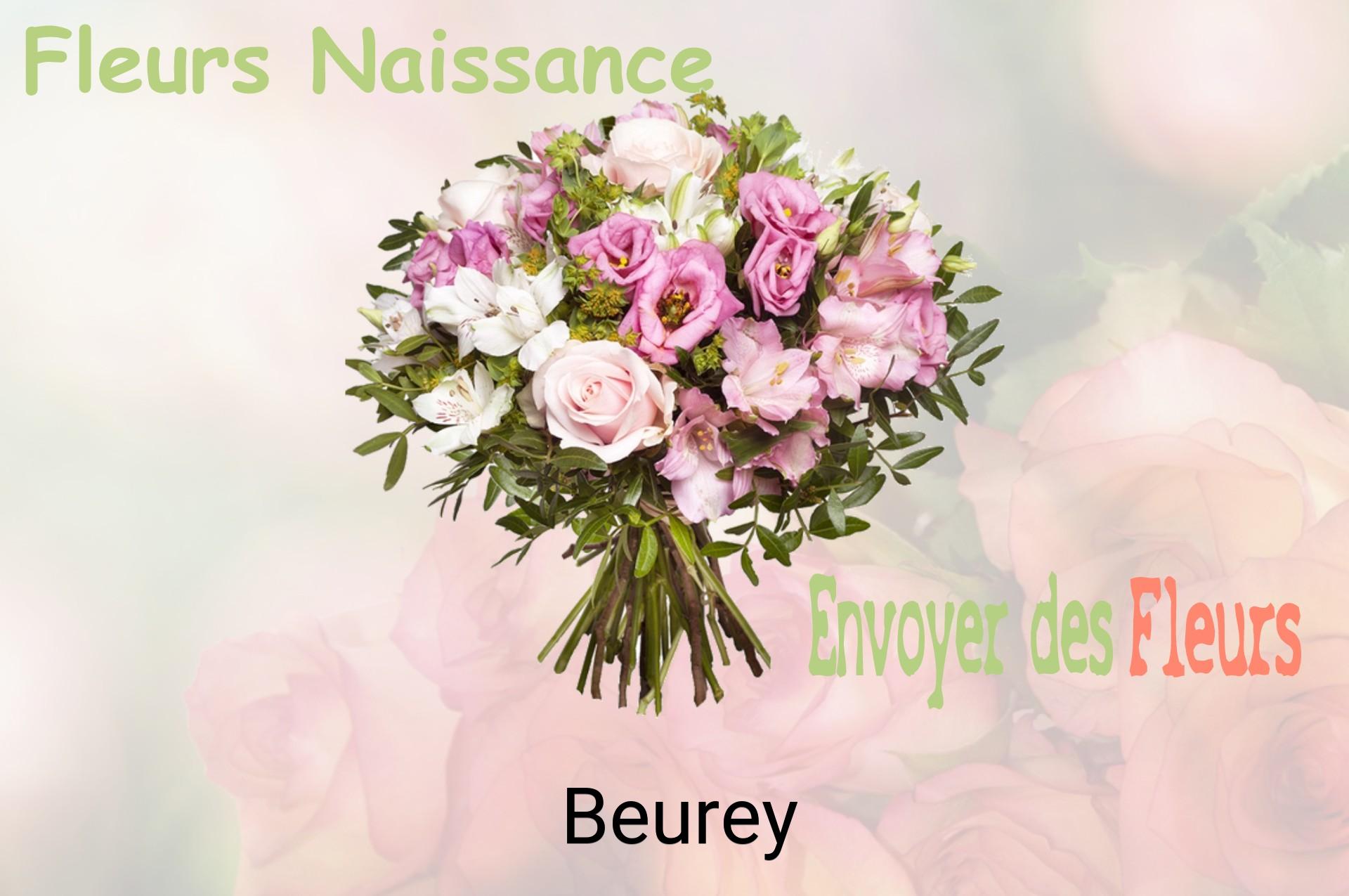 Bouquet de fleurs de naissance livré à Beurey